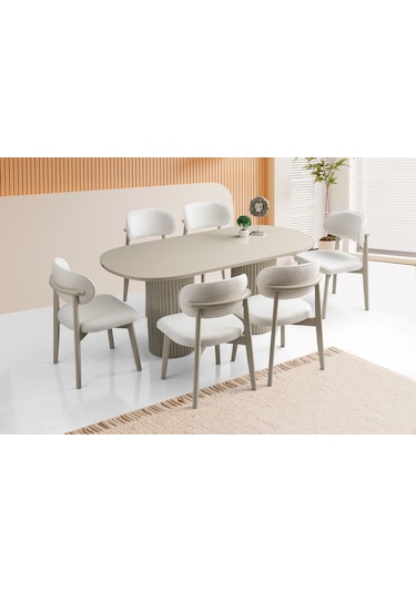 1002 Mdf Mutfak Masa Takımı Kumbeji