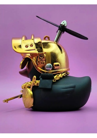 Market Alls Aracın İçinde Kasklı Ve Gözlükleri Olan Ördek 153251514