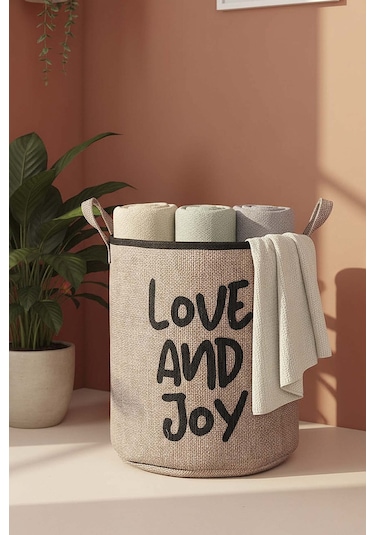 Love And Joy Çamaşır Sepeti Çok Renkli