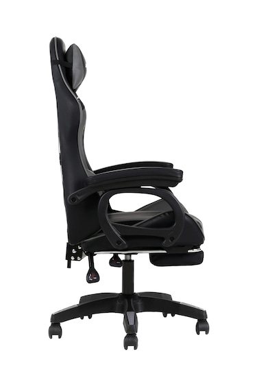 Fashcolle Dynamic Masajlı Gri-Siyah Oyuncu Koltuğu