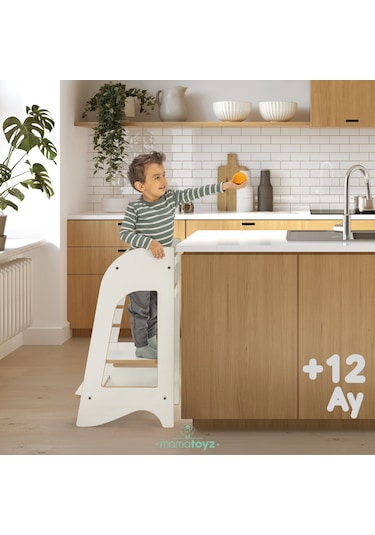 Kule Öğrenme Kulesi - Mdf Beyaz