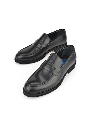 Ziya, Erkek Hakiki Deri Klasik Ayakkabı 151985z1602 Siyah 151985z1602 000 Siyah