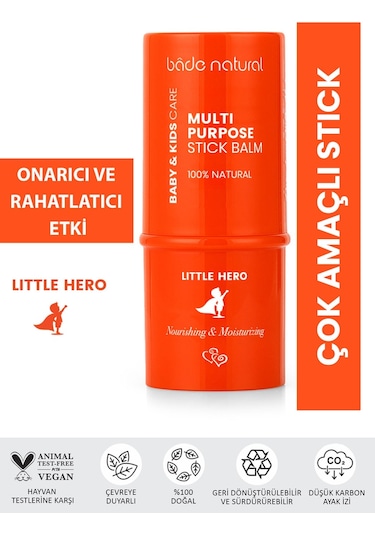 Little Hero Doğal Stick Onarıcı Ve  Çok Amaçlı