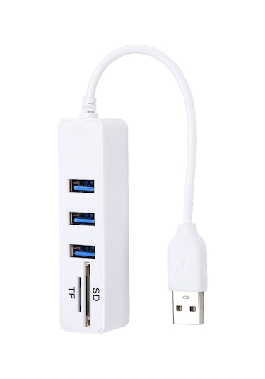 Ximistore9 Usb 2.0 Çok Fonksiyonlu Hub: Bilgisayar Usb Hubı, Mouse-klavye Desteği Ve Sd/micro Sd Kart Okuyucu 480mbps