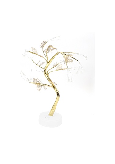 Ağaç Şeklinde Işık Dıy 72led Yapay Altın Yaprak Ağaç Lambası Usb Pille Çalışan Ev Partisi Tatil Doğum Günü Dekorasyon Işığı Diğer