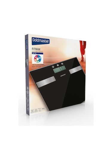Fitmax Geniş Ekranlı Yağ Ölçer Fonksiyonlu Vücut Analizli Tartı Baskül