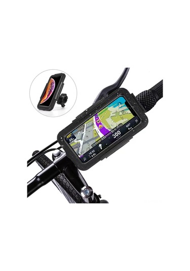 Samdoo Bisiklet Ve Motosiklet Için Ipx8 Su Geçirmez Abs Telefon Kılıfı - 4.7-6.1 İnç Ekran Uyumlu, 360 Derece Döner, 22-32mm Sapka Uyumlu Diğer