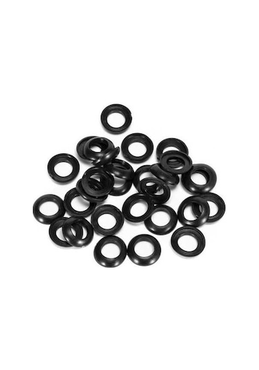 Pazly 50 Adet Pvc Kauçuk Sarım Halka, Fly Spin Casting Aksesuarı Olta Kamışı Desteği