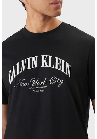 Calvin Klein Erkek T Shirt Lv04rf820g Ub1 Siyah