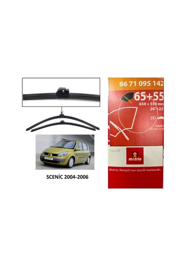 Scenic 2003-2006 Ön Silecek Takım Motrio 8671095142