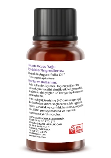 Ketpure Organik İçerikli Lavanta Uçucu Yağı Lavandula Angustifolia 10 ML