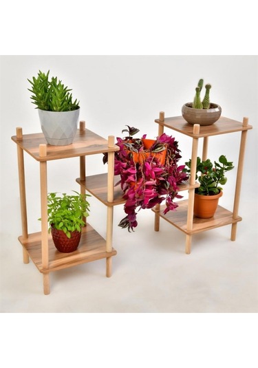 Reyo Prado Ahşap Dekoratif Çiçeklik, Çiçek Sehpası No: 3 Diğer