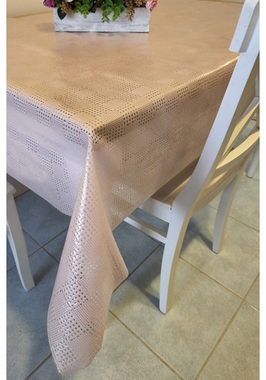 Ithal Pvc Muşamba - Desenli Silinebilir Masa Örtüsü Dgr 01 Pembe