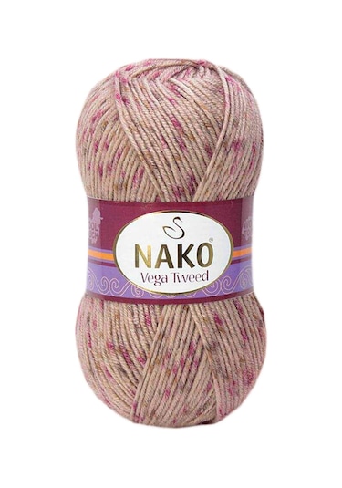 5 Adet Vega Tweed Premium Akrilik El Örgü İpi Yünü No: 31758 RYL-NWNKVT31758-5