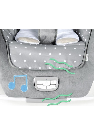 Ingenuity Cuddle Lamb Baby Sallanan Hamağı Titreşimli Ana Kucağı 0-18kg