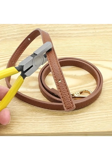 Willowhaven 1 Adet Çok Fonksiyonlu Delgeç Pensi 2mm Deri Kemer Ayakkabı Bağı Delme Aleti