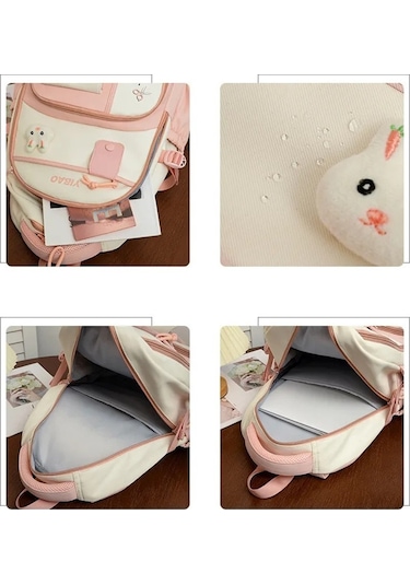 Jıalan Sevimli Tavşan Çocuk Okul Genç Kızlar İçin Sırt Çantası