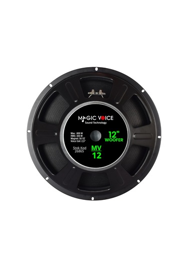 Max 600w / 300 Watt 12 30 Cm Woofer Yedek Hoparlör Mv-12