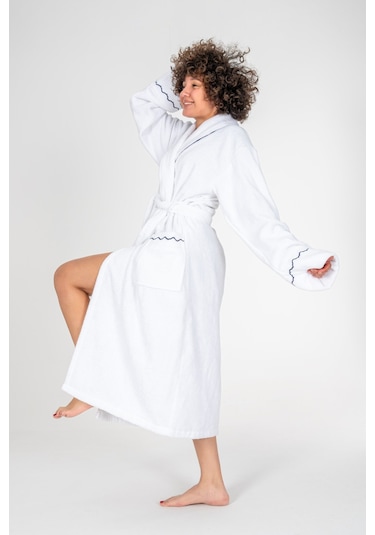 Cotton Box Classic Bornoz Seti Josina Beyaz Kadın M/l Beyaz