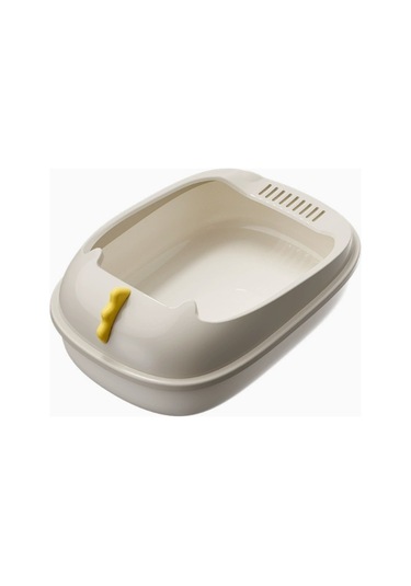 Ambition Dinozor Yarı Kapalı Kedi Kumu Tavası Kedi Kumu Kutusu Kum Beji