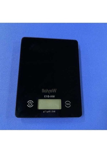 Moly Yunboo Siyah Cam Platformlu Dijital Terazi 5kg Kapasite G/oz/lb Ölçü Otomatik Kapanma