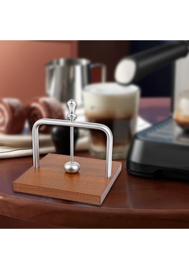 Homyl Tezgah Peçetelik Masa Üstü Mendillik Ahşap Taban Dekoru Gümüş