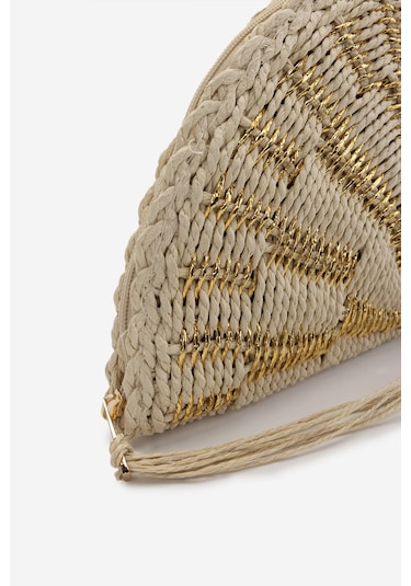 Valmenti Kadın Tekstil Bej El Çantası 1148 1070 Bn Cnt Y25 Bej/altın Bej