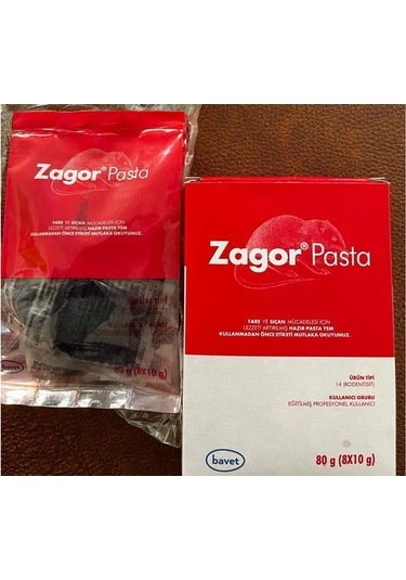 Bavet Zagor Pasta Etkili Fare Ilacı 80g 8x10g