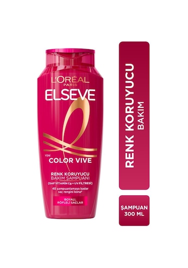 L'Oréal Paris Elseve Color Vive Renk Koruyucu Bakım Şampuanı 3 x 300 ML