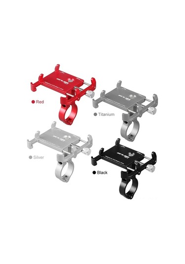 Besthome1 Alüminyum Bisiklet Telefon Tutucu, 3.5-6.2 İnç Telefonlar İçin Ayarı Değiştirilebilir, Siyah, Hafif Ve Dayanıklı Siya Siyah