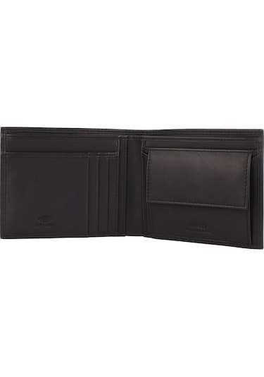 Guess Firenze Geldbörse Rfıd Schutz Leder 12 Cm Siyah