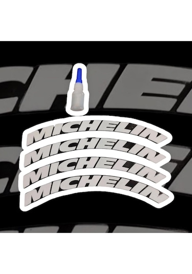 Michelin Lastik Yazısı 8 Adet Her Motosiklete Uyumlu