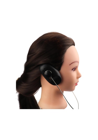 Suntek Kuaför Perma Için Yeniden Kullanılabilir Kulak Koruyucu Siyah