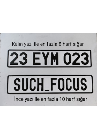 Dekor Plaka,Sari Plaka,Isimli Plaka,Plakalik,Isme Özel Plakalik 135612902