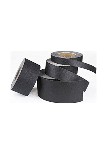 Siyah Merdiven Zemin Kaydırmaz Kaymaz Bant Yapışkanlı