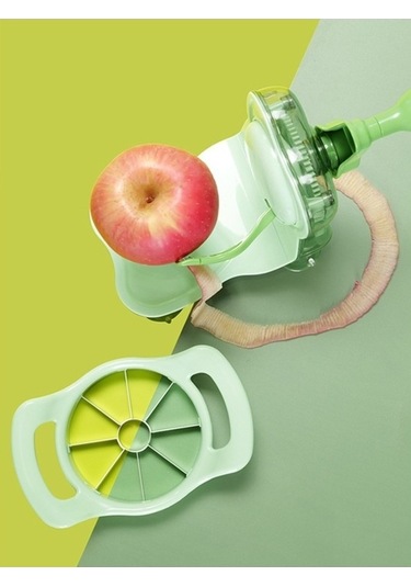 Ulzyvf Yeşil Soyucu Seti Meyve Bölme Wm Yeşil