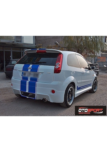 Ford Fiesta Arka Tampon 2006-2009 Fiberglass Boyasız