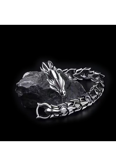 Yystore Erkek Çinko Alaşım Bileklik Lt-56 Retro Aksesuarları 19cm