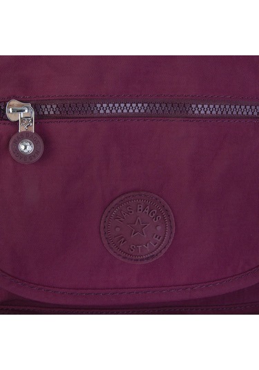Nas Bag Unisex Büyük Boy Zararlı Kimyasal İçermeyen Waterproof Sırt Çantası Bordo Bordo