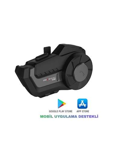 Crown C20 İnterkom - Mobil Uygulama Destekli - Buff Hediyeli