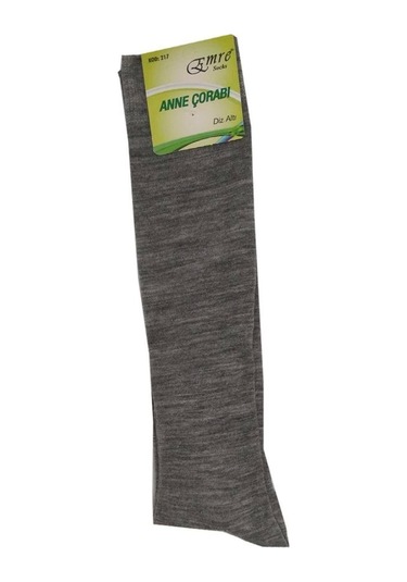 217 Kadın Dizaltı Çorap Gri