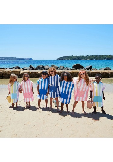 Dock And Bay Uv Korumalı Çocuk Pançosu M Bondi Blue