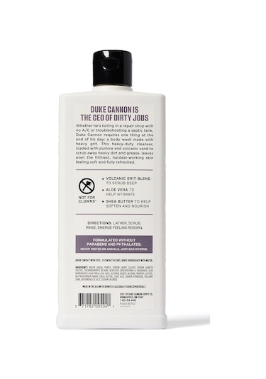 Duke Cannon Heavy Grit Derin Temizleyici Duş Jeli 532ml Diğer