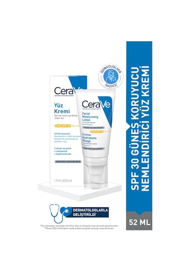 Nemlendirici Yüz Kremi Spf30 52 Ml