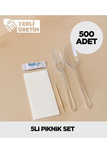 5li Piknik Set 500 Adet