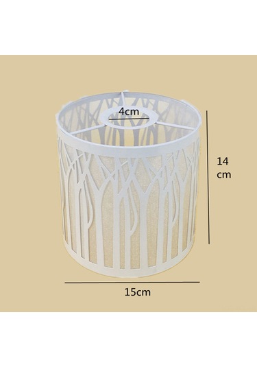Konesam Beyaz Demir E27 Lamba Kapaklığı - Oval Model, Zemin/avize Uyumlu, Gölgeleme Fonksiyonu 15cm Çap, 14cm Yükseklik Beyaz