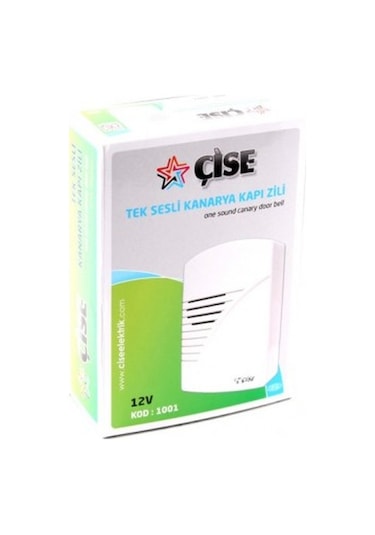 Tek Sesli Kanarya Sesli Kapı Zili 12V N11.2719