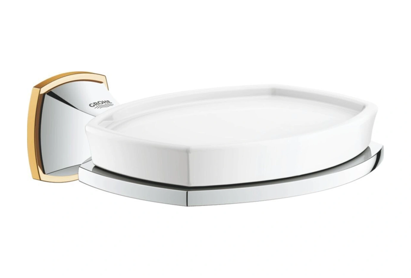 Grohe Sabunluk Ve Tutacağı Grandera Seramik Krom Altın - 40628ıg0 Krom