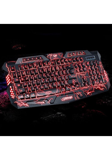 Xindoker Oyun Klavyesi - Çok Renkli Led Aydınlatmalı, Ergonomik Tasarım, 19 Tuş Çakışmasız