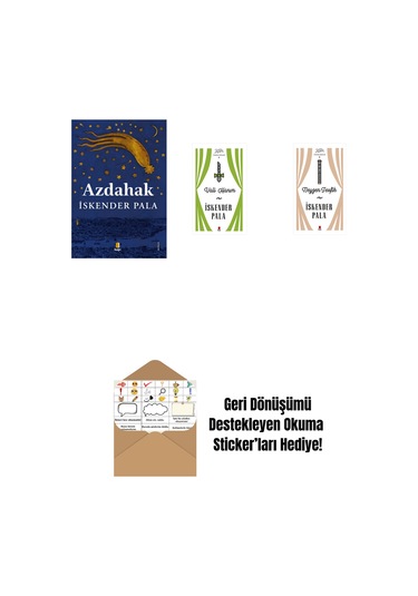 Azdahak + Vali Hanım Ciltli + Neyzen Tevfik Ciltli + Okuma Sticker'ları